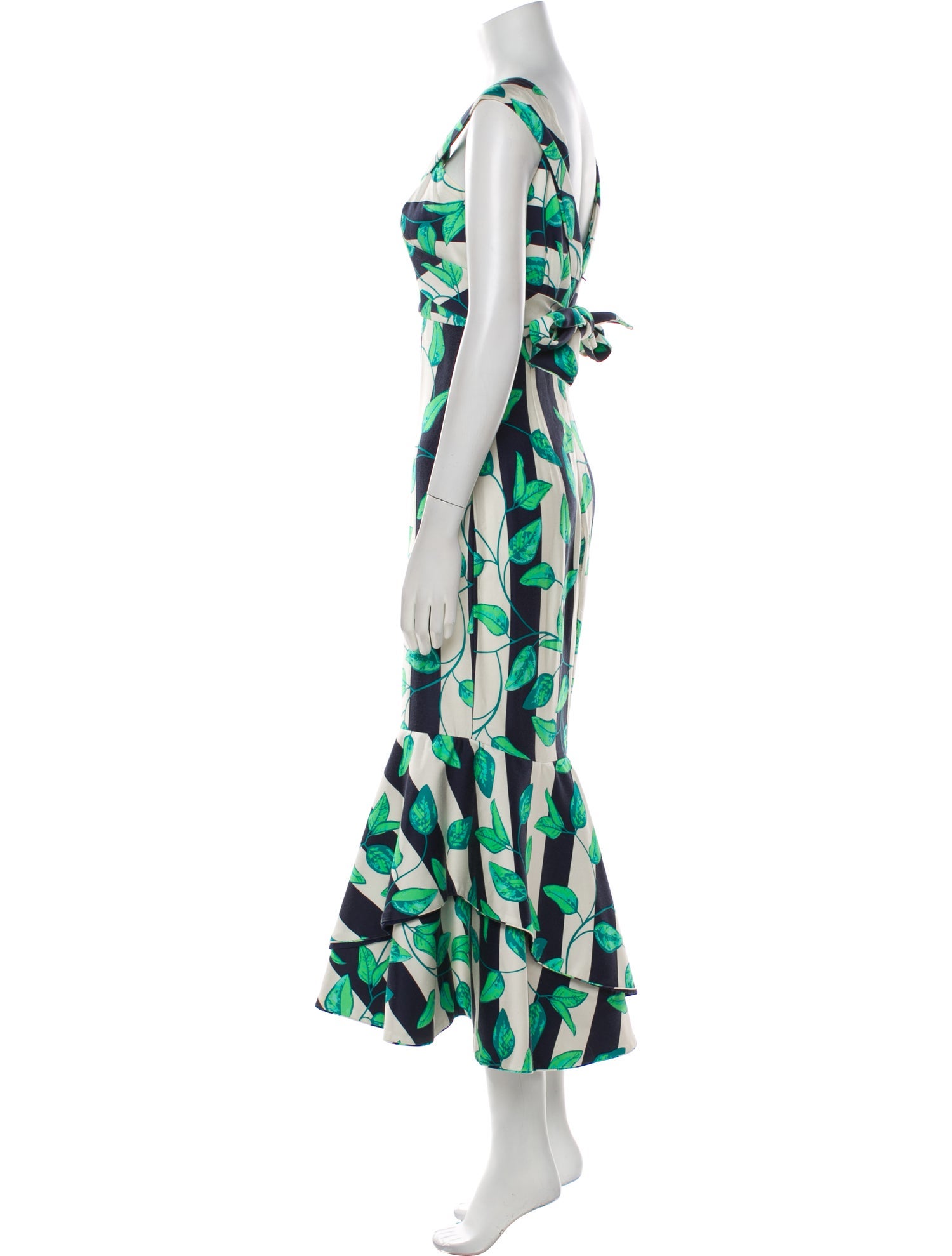 Johanna Ortiz Printed Long Dress
